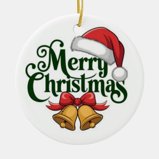 Juldesignprydnad Julgransprydnad Keramik (Framsidan)