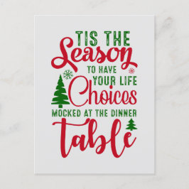 Juldesignsäsongen för val helg vykort