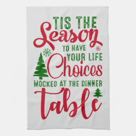 Juldesignsäsongen för val kökshandduk