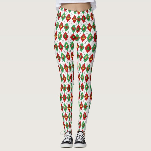 Juldiamanter Leggings (Framsida)