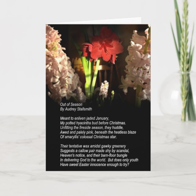 Juldiktkort Helgkort (Framsida)