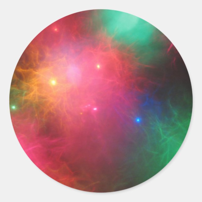 Juldimma Runt Klistermärke (Framsida)