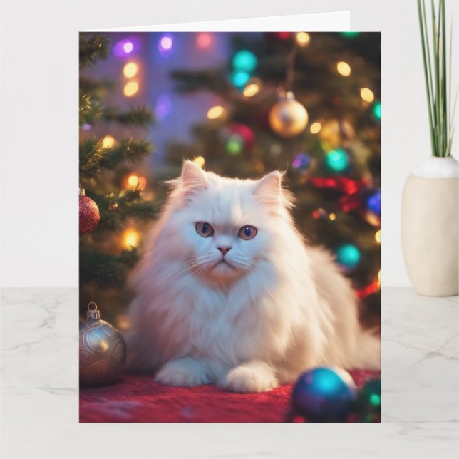 Juldimmigt kort (Framsida)