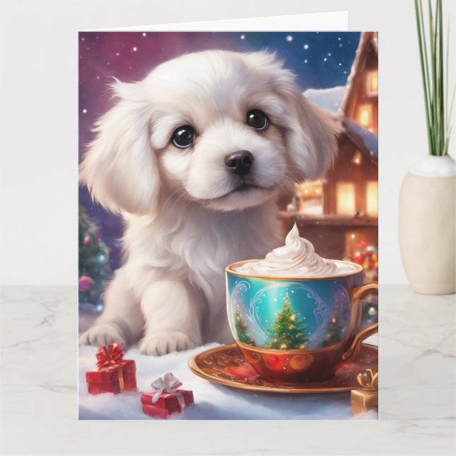 Juldimmigt kort (Framsida)