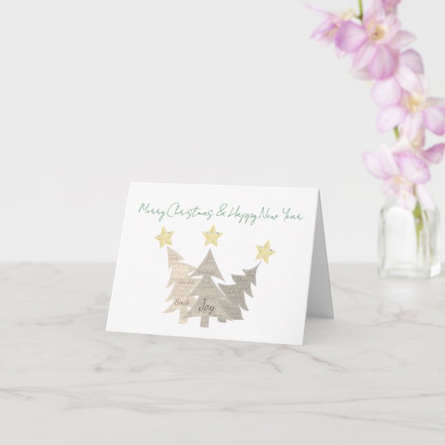 Juldimmigt kort (Orkide)