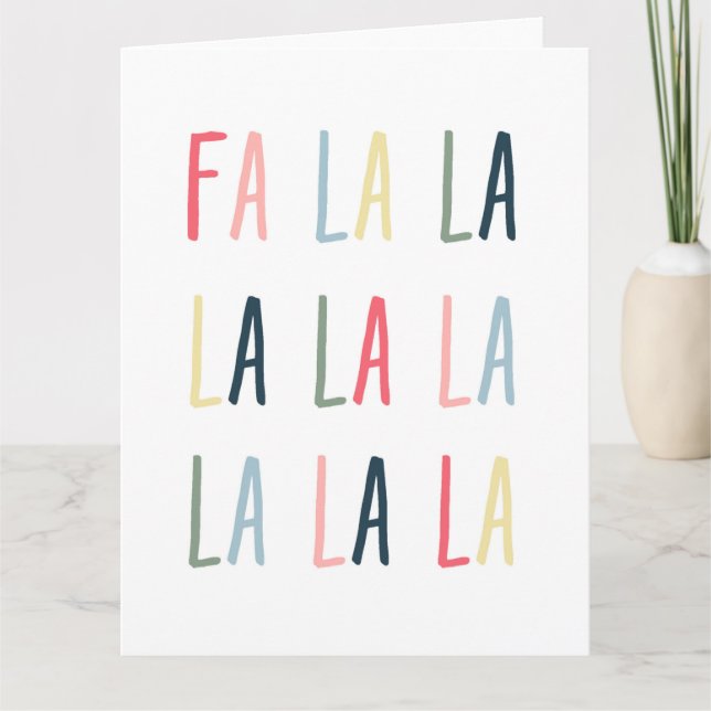 Juldimmigt kort (Framsida)