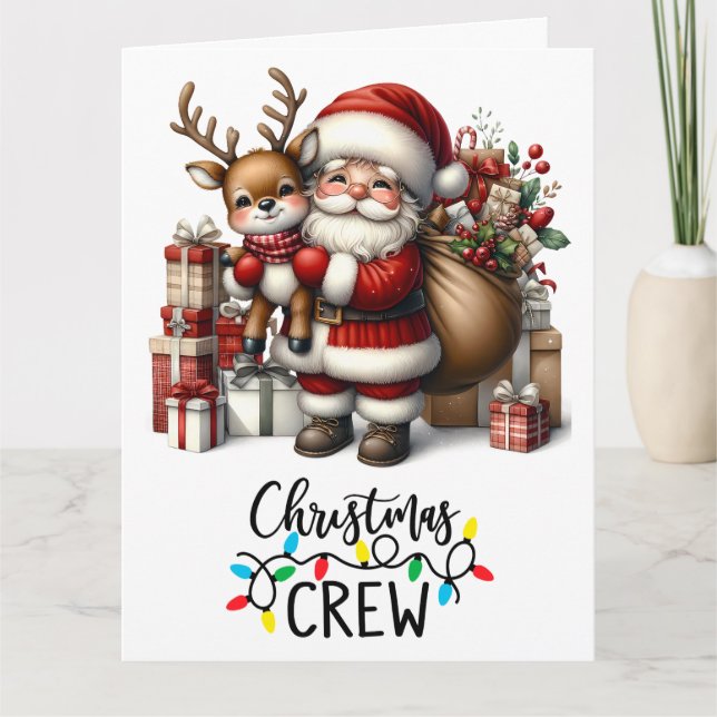 Juldimmigt kort (Framsida)