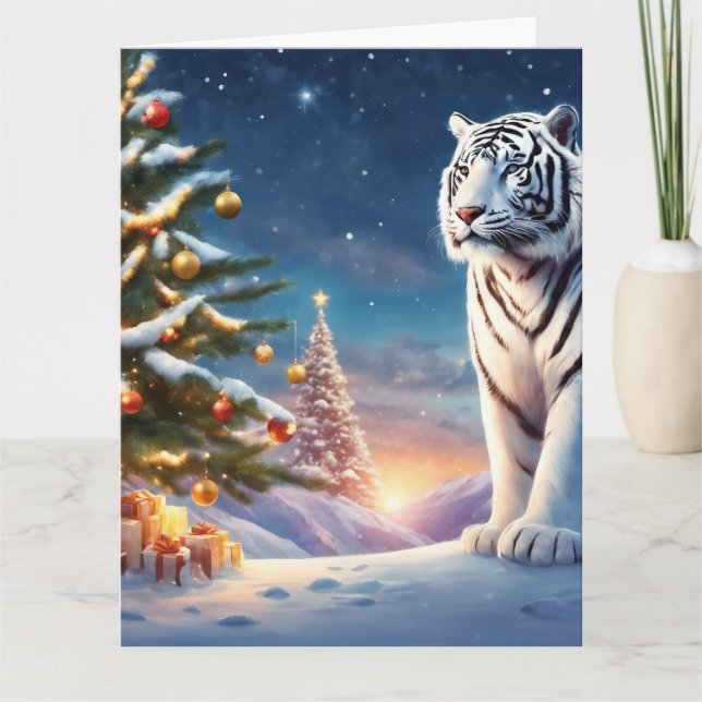 Juldimmigt kort (Framsida)