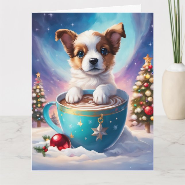 Juldimmigt kort (Framsida)