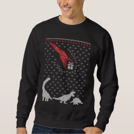 juldinosaurier ful sweatshirt