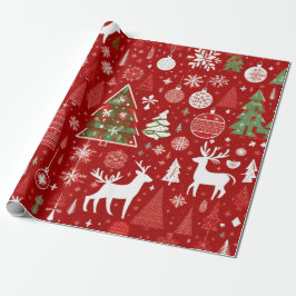 Juldjur Jultomten Wrapping Papper Presentpapper
