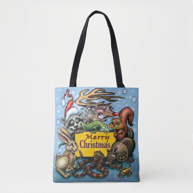 Juldjur - Tote Bag Tygkasse (Framsida)