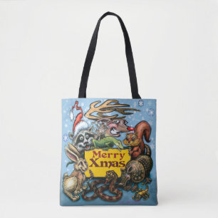 Juldjur - Tote Bag Tygkasse