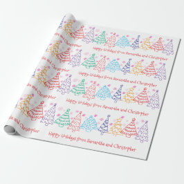 Juldodle Modern Minimal Roligt Festive Presentpapper