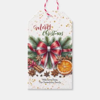 Juldoft Naturliga Element Presentkort Presentetikett