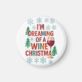 Juldöttrar i Alcohol Bläck Magnet