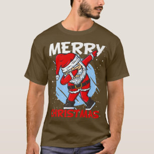Juldräkt snö vinterdabbdans Sant T Shirt