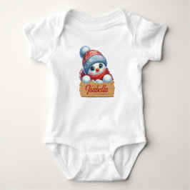 Juldräkt Snögubbe Baby Bodykostym T Shirt