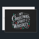 Juldrickande Whiskey Älskare Drinker som säger Julkort<br><div class="desc">Juldrickande Whiskey Älskare Drinker som säger</div>