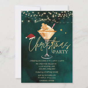 Juldrink Gingubak Julfest Inbjudningar