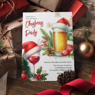 Juldrinkar Julfest Inbjudningar