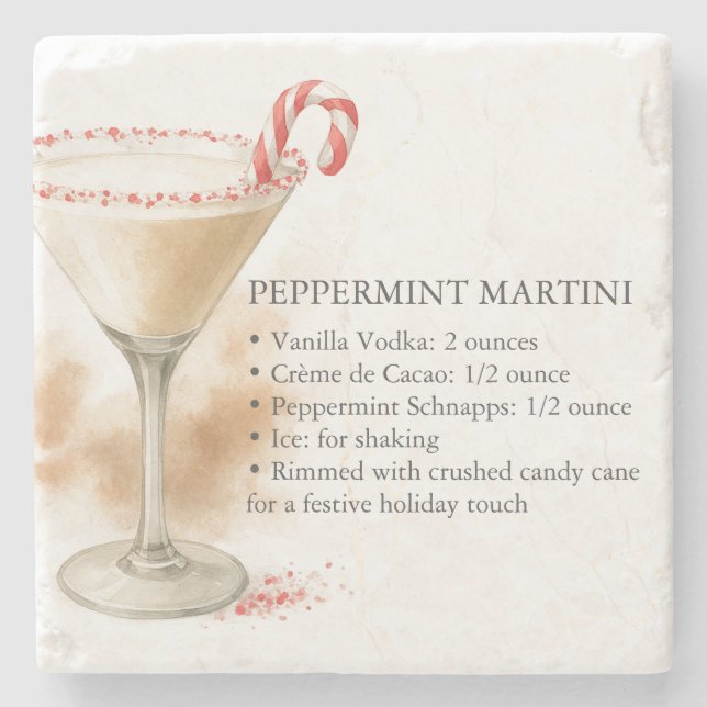 Juldrinkunderlägg Stenunderlägg (Framsidan)