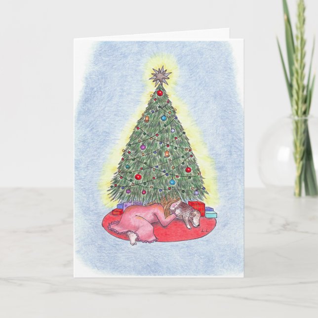 Juldrömmar Helgkort (Framsida)