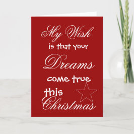 Juldrömmar Helgkort