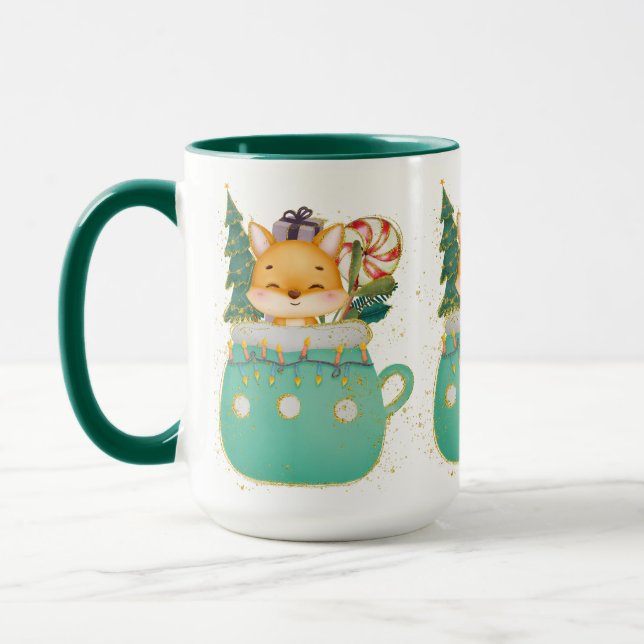 Juldrömmen Dreamy Fox Mugg (Vänster)