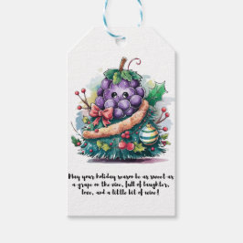 Juldruva träd presentetikett