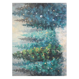 Julduk Gröna Julgranar Vinter Skog