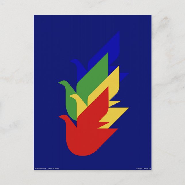 Juldukar Helg Vykort (Framsida)