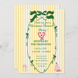 Julduschen Party i Elegant Inbjudningar