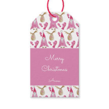 Juldvärg och julklapp med handskar