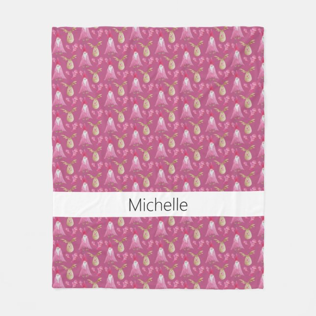 Juldvärgar och julklappar med handskar fleecefilt (Framsidan)