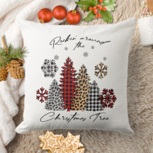 Juldynes Kudd – Retro Träddesign