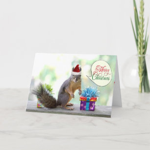 Julekorre med Julklapp Helgkort