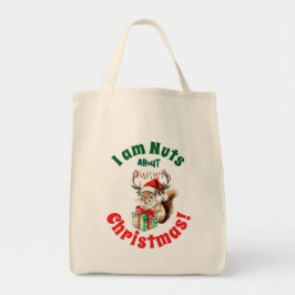 Julekorre och Antlers Ljus Tote Bag Tygkasse