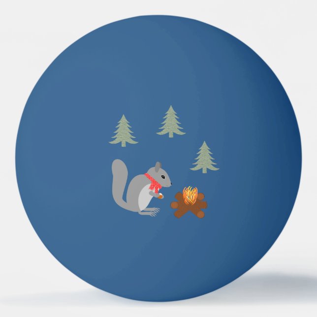 Julekorre Rostning Hazelnut vid eleld Pingisboll (Framsidan)