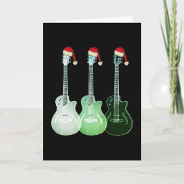 Julel Guitar Santa Kort
