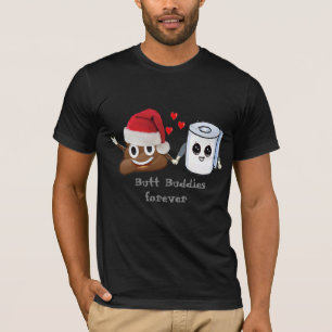 julemojien dumpar kompisar för toalettpappersänd t-shirt