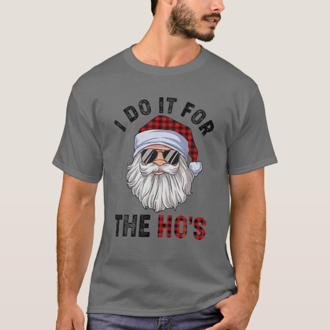 Julen 2021 gör jag det för Ho's underbara julklapp T Shirt (Framsida)