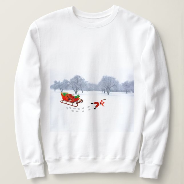Julen är avbruten tröja (Design framsida)