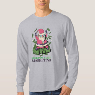 Julen är bara marknadsföring Santa Pengarar pengar T Shirt