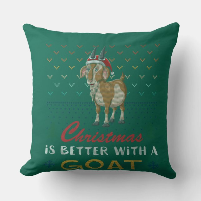 Julen är bättre med en god, god jul kudde (Framsida)