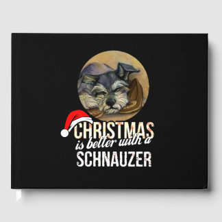 Julen är bättre med en Schnauzer Gästböcker