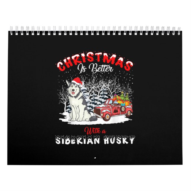 Julen är bättre med Hund | Husky Owner Gift Kalender (Omslag)