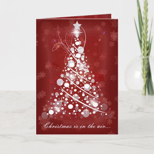 Julen är i luft... helgkort (Framsida)