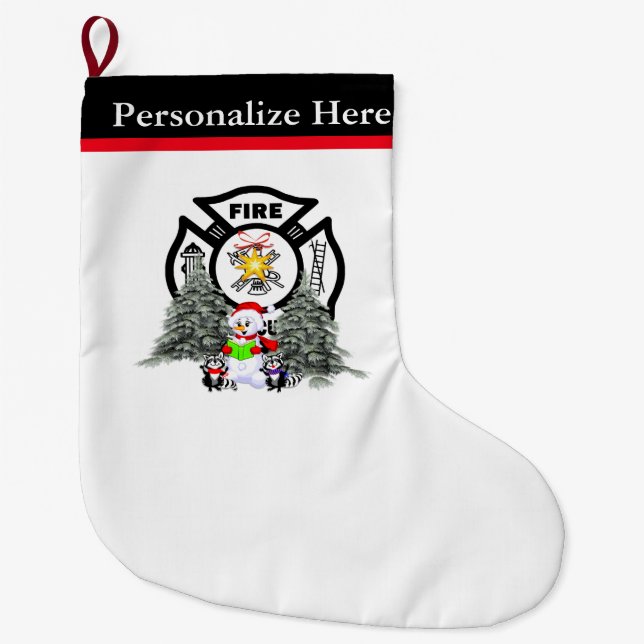 Julen avfyrar avdelnings-plats stor julstrumpa (Framsidan)