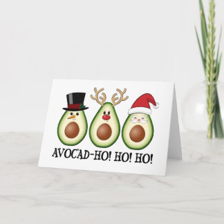 Julen Avocado Frosty, Rudolph och Santa Kort